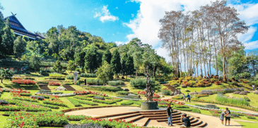Greenery that is beautifully landscaped 
